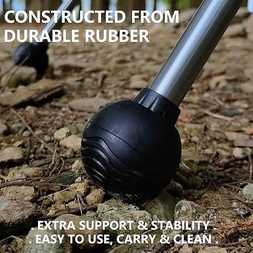 Miniatura 3 de TAGUTA Protectores de suelo para patas de silla para suelos de madera dura, cubiertas de goma para proteger suelos de baldosas de madera,