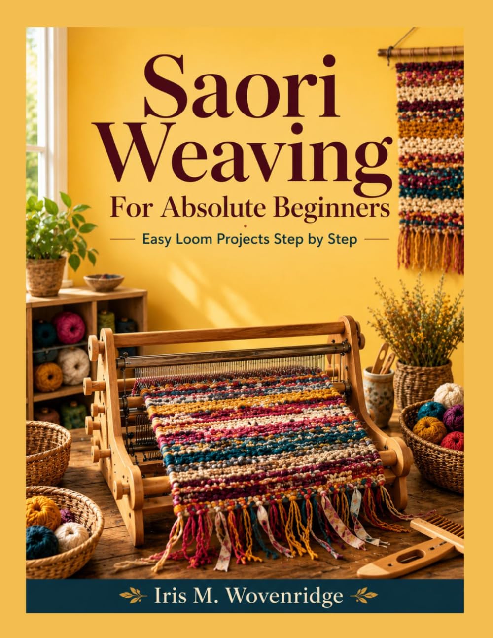 Saori Weaving For Absolute Beginners: Easy Loom Projects Step by Step