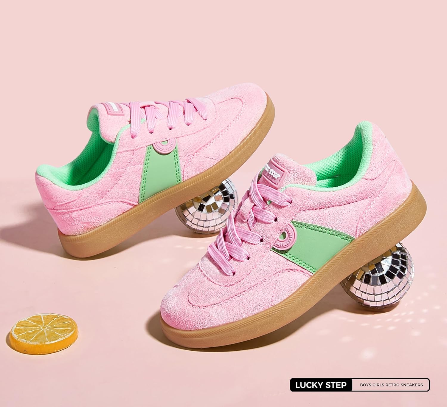 LUCKY STEP Boys Girls Retro Sneakers Casual Fashion School Walking Shoes Classic Comfortable Low Top Tennis Trainers - Image 8