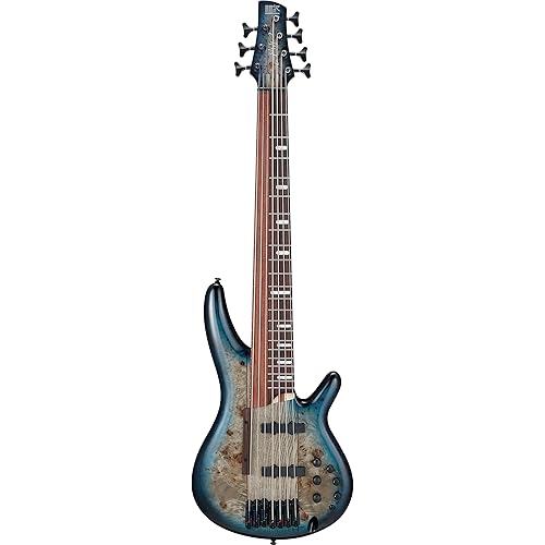 Ibanez Bass Workshop SRAS7 Ashula 7-string Bass Guitar - Cosmic Blue Starburst