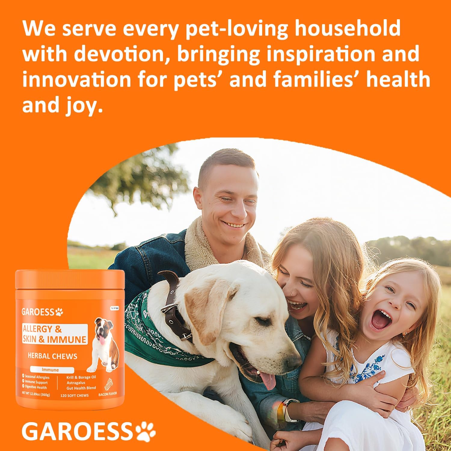 Dog Allergy Relief Chews- Allergy & Immune Probiotics, Support Seasonal Allergies, Gut & Digestive Health, Dog Itching Skin,Paw & Ears Relief- Bacon Flavor -240 Count (2 Pack/Trust it)