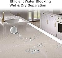 Vista 4 de Presa de ducha de 39 pulgadas, umbral de ducha, barrera de agua plegable, tapón de agua autoadhesivo para ducha, protector contra salpicaduras que