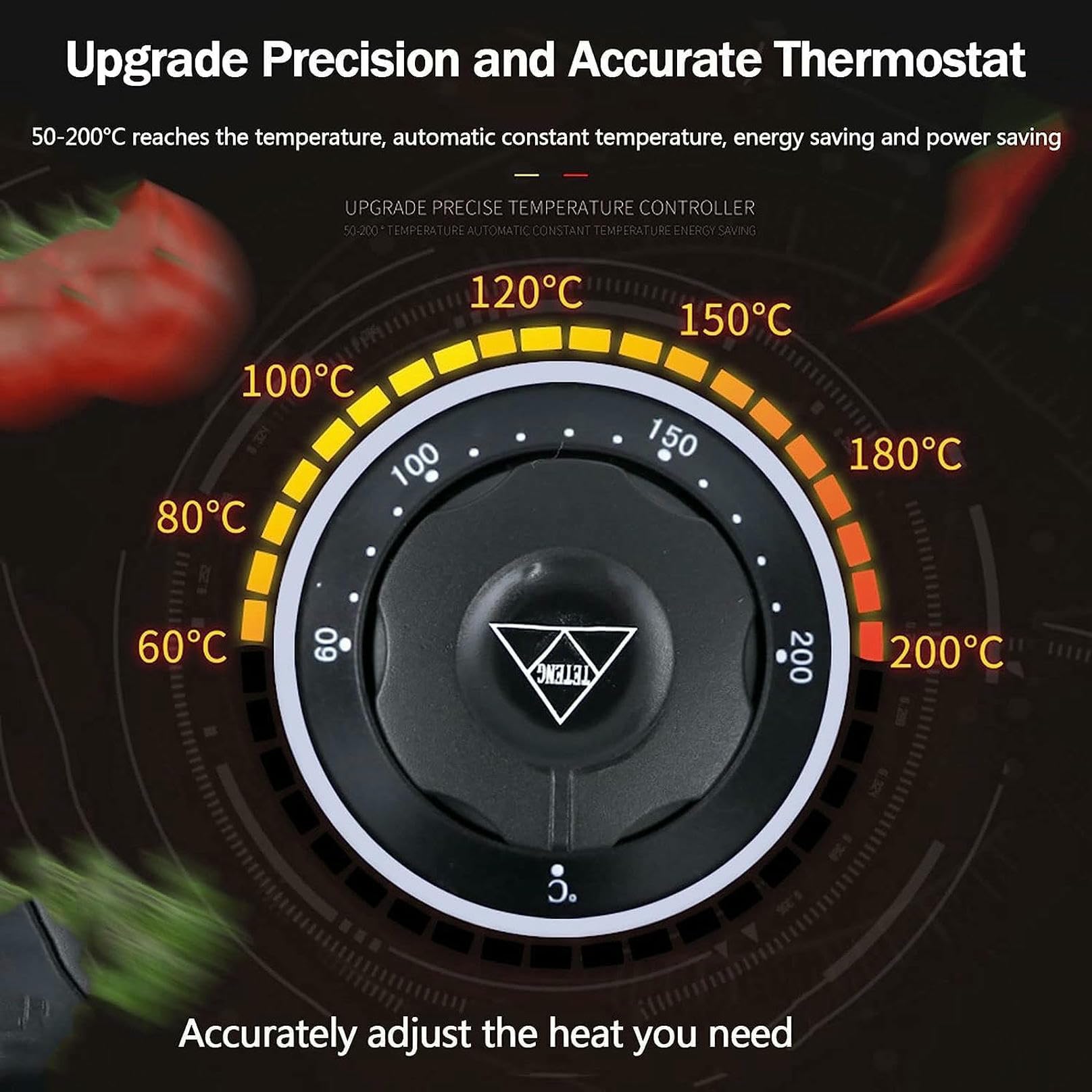 Freidoras de Patatas Fritas con depósito, sartenes industriales de Acero Inoxidable con Cesta y Tapa, Temperatura Ajustable de 50 a 200 °C, freidora eléctrica para Cocina Francesa.