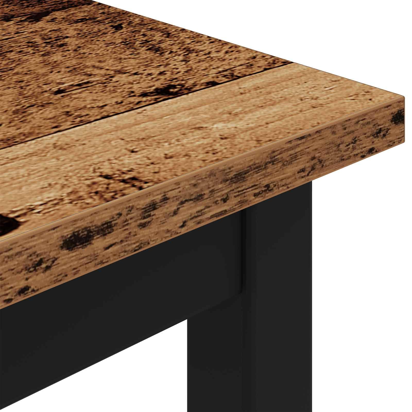 vidaXL Banc Bois Ancien 200 x 35 x 45 cm Bois d'ingénierie
