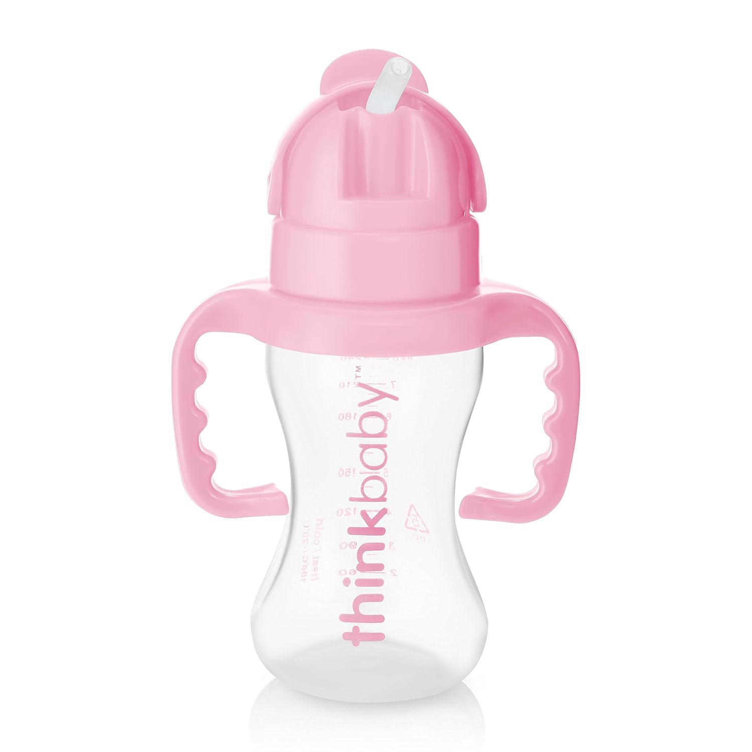 thinkbaby Thinkster Straw Bottle, Pink