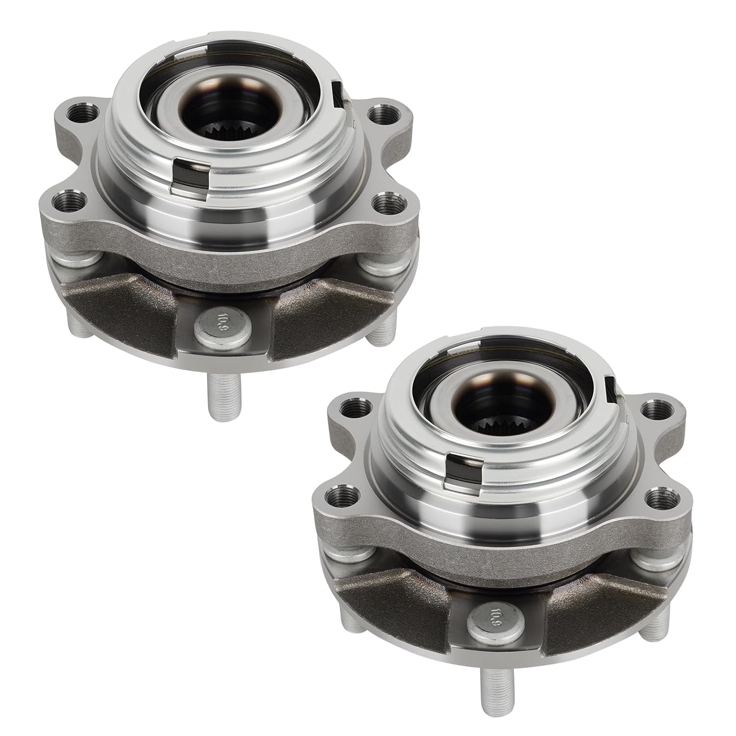 513294 Front Wheel Bearing & Hub Assembly for 2007-2012 Nissan Altima 2.5L L4 ONLY (w/ 29 splines), 5 Lug Bolts w/ABS Hubs Assemblies 2008 2009 2010 2011, 2PCS - [ Exc. 2.0L, 2.4L, 3.5 ]