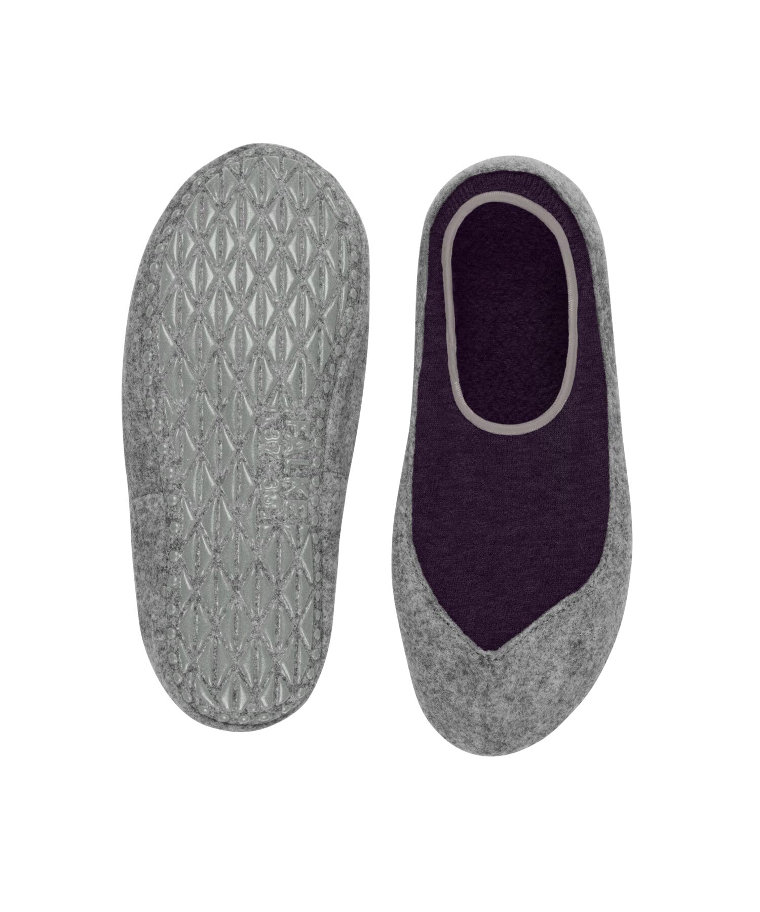 FALKE Damen Cosyshoe Invisible Haussocken Wolle Schwarz Grau viele weitere Farben verstärkte Hüttensocken atmungsaktiv Noppendruck rutschhemmend tief ausgeschnitten 1 Paar