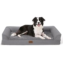 COZY KISS Orthopaedic Dog Bed Washable for Very Large Dogs XL Grey