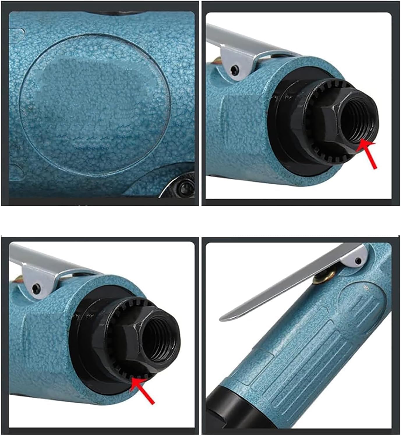 Tijeras neumáticas de alta velocidad para cortar hierro, acero, aluminio, cobre