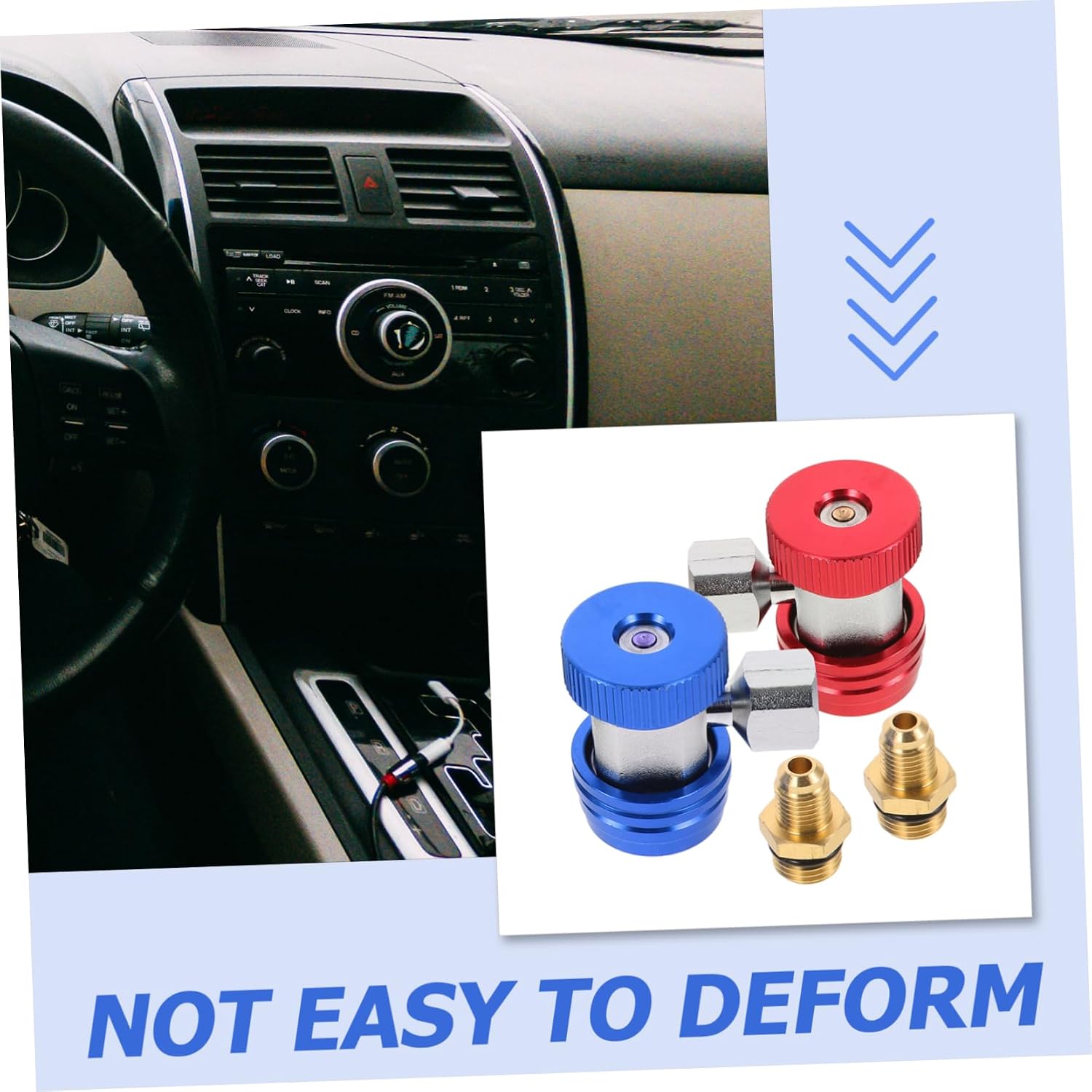 PRETYZOOM 1Pair Quick Couplers for Automotive Systems Durable Adapters Fittings for Efficient Connections Compatible