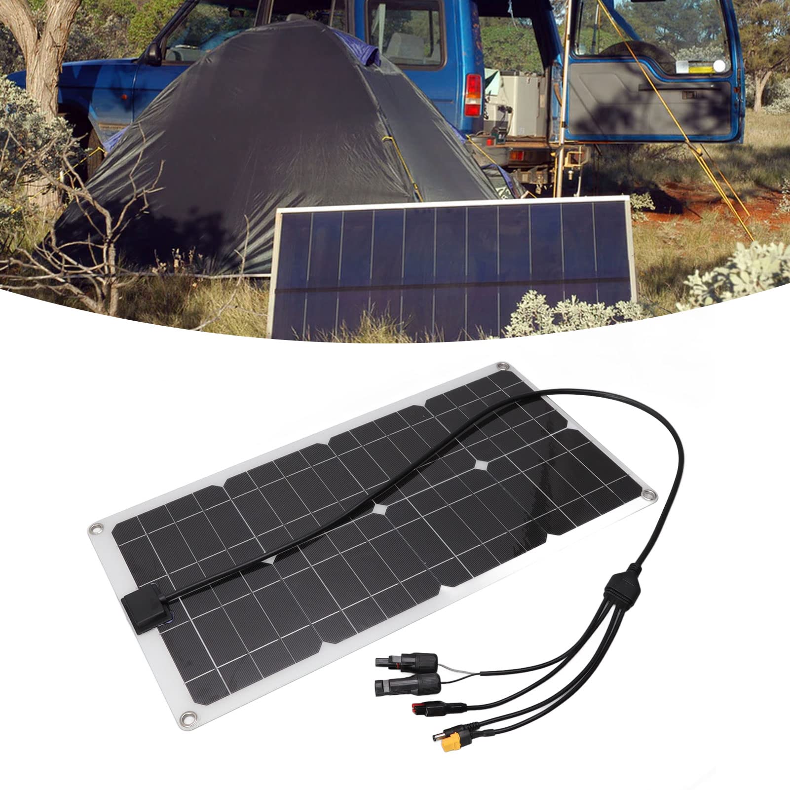 100W Panneau Solaire XT60 DC Connecteur Étanche Chargeur de Batterie Solaire Carte de pour Extérieur