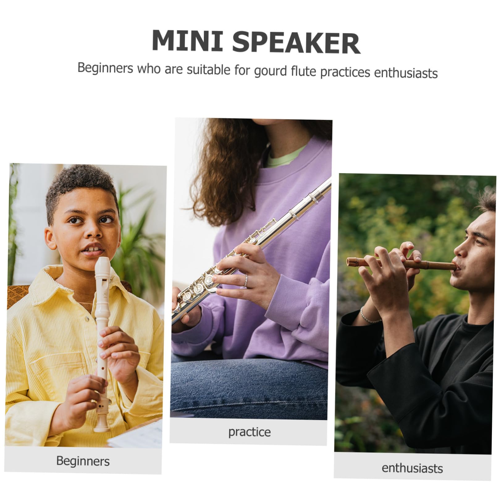 TOYANDONA Flauta De Cucurbita China En Latón Nudo Chino Diseño Tradicional Instrumento Musical Étnico Para Interpretación y Práctica