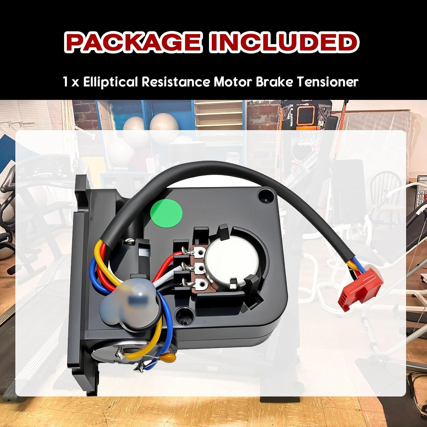 Resistance Motor Brake Tensioner 193223 Compatible with NordicTrack CX925 Ellipticals Replacement for HealthRider Various Models Part Replaces 175656 182556 182851 6v