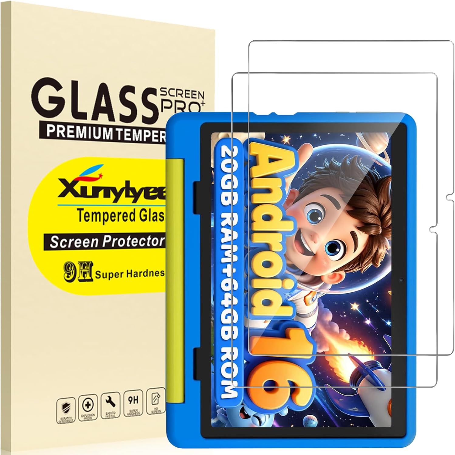 for Urao Kids Tablet 10 Inch Android 16 Screen Protector KB1016