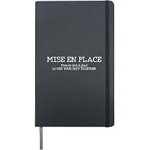 Koch Mise En Place Definition Cooking Chef Funny Gift Hardcover Journal, Black