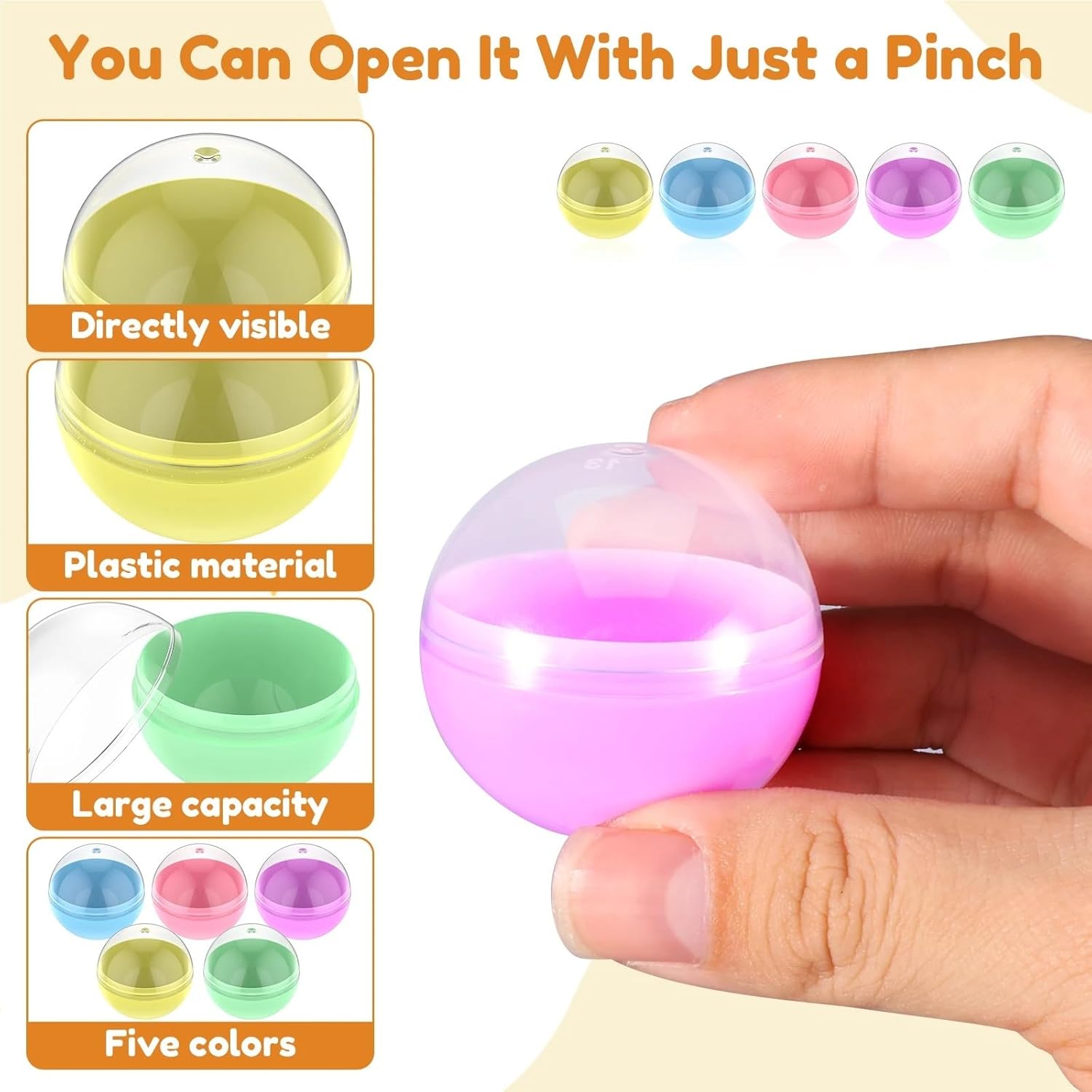 Vending Machine Capsules 150 Pcs Small Round Capsules Empty Bulk DIY Capsule Vending Machine Party Favors Containers Pinata/Easter Basket Stuffers Gifts for Prizes Party Favors Supplies
