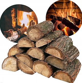 Hardwood Logs Kiln Dried Fire Logs Large 40L Nets - Logs 25cm long for Pizza Ovens & Fire Pits- Ideal for Log Burners & Stoves (2 Nets - 30kg)