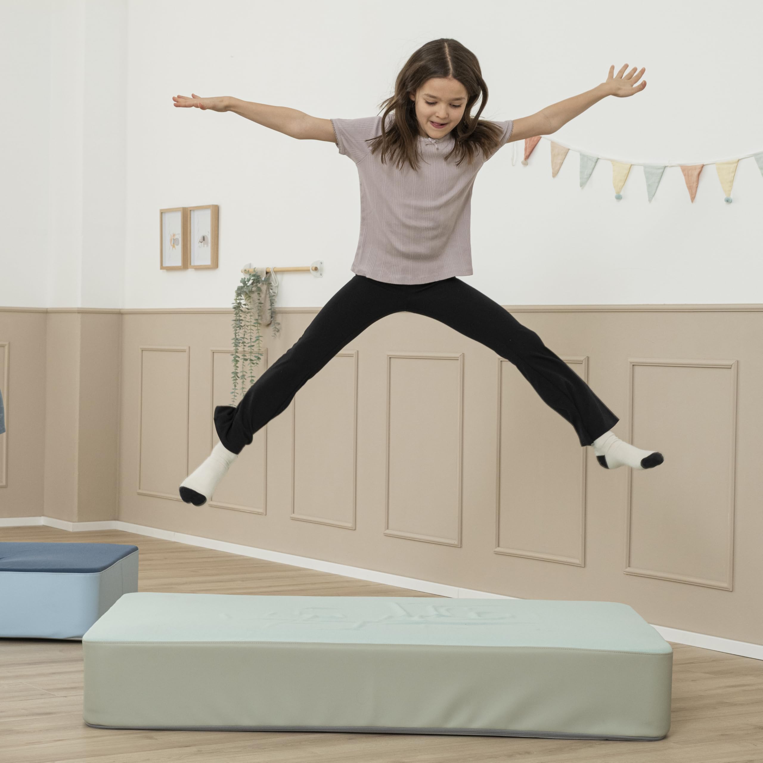 Betzold Hüpfpolster XL - Indoor Sprungkissen für Kinder - 140 x 90 x 21 cm