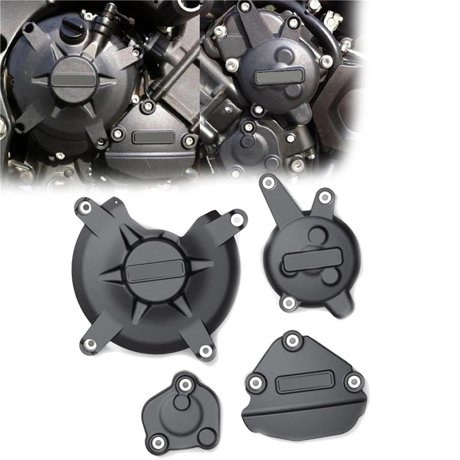 Caches de carter Yamaha Fazer 1000 antiblocage protection carter moto