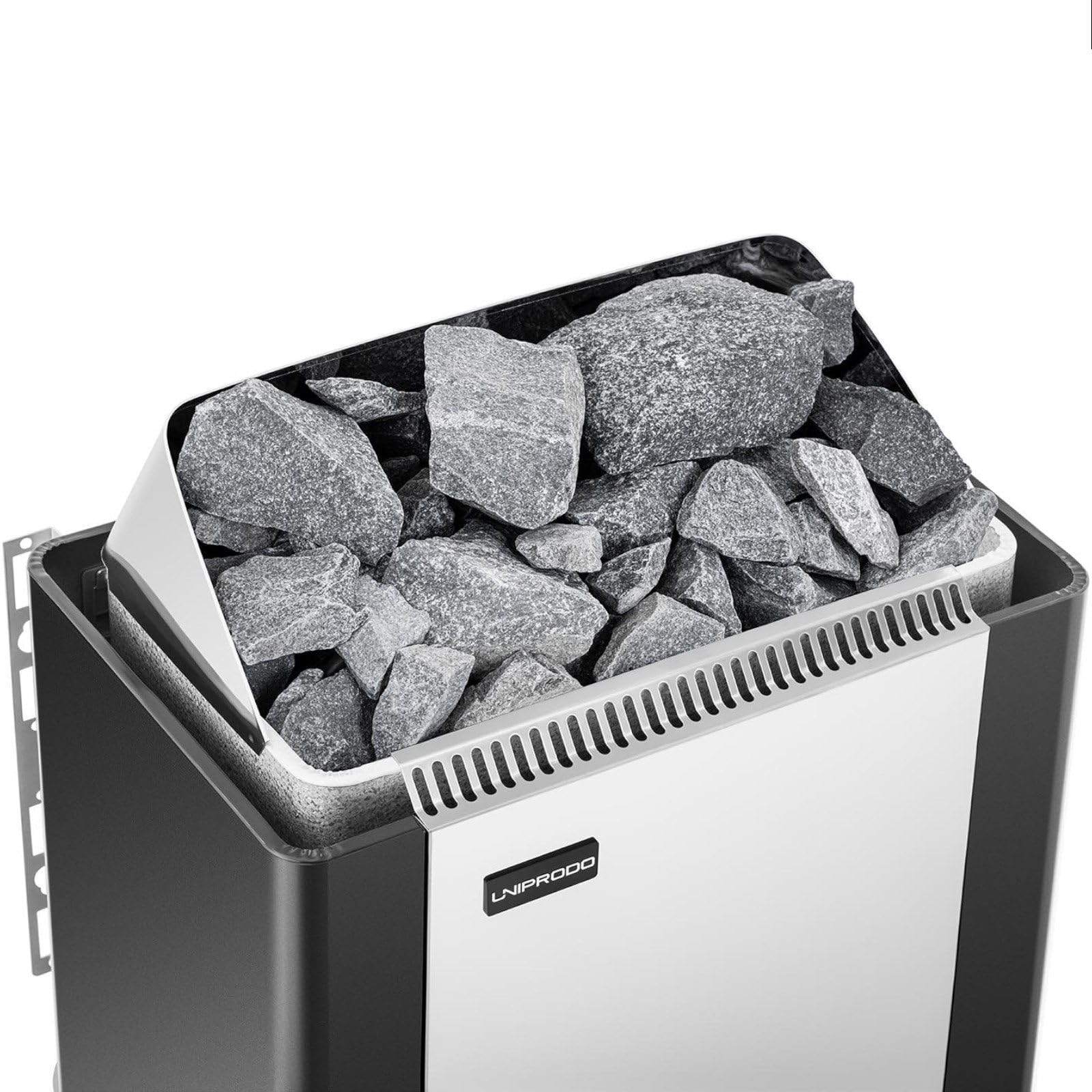 UNI_SAUNA_S01 Saunasteine 13-18 cm Steine für Saunaofen 20 kg Saunaofen Steine