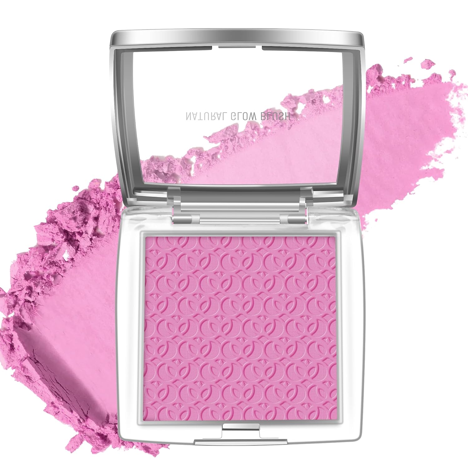 Pink Lilac Blush for Cheeks, Powder Blush Palette for Older Women Makeup
