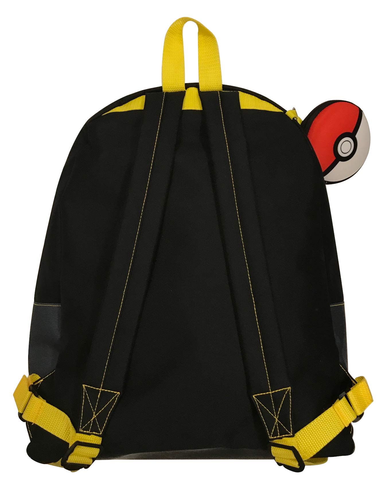 Pokemon Pikachu Roxy - Mochila grande con 2 cremalleras y monedero