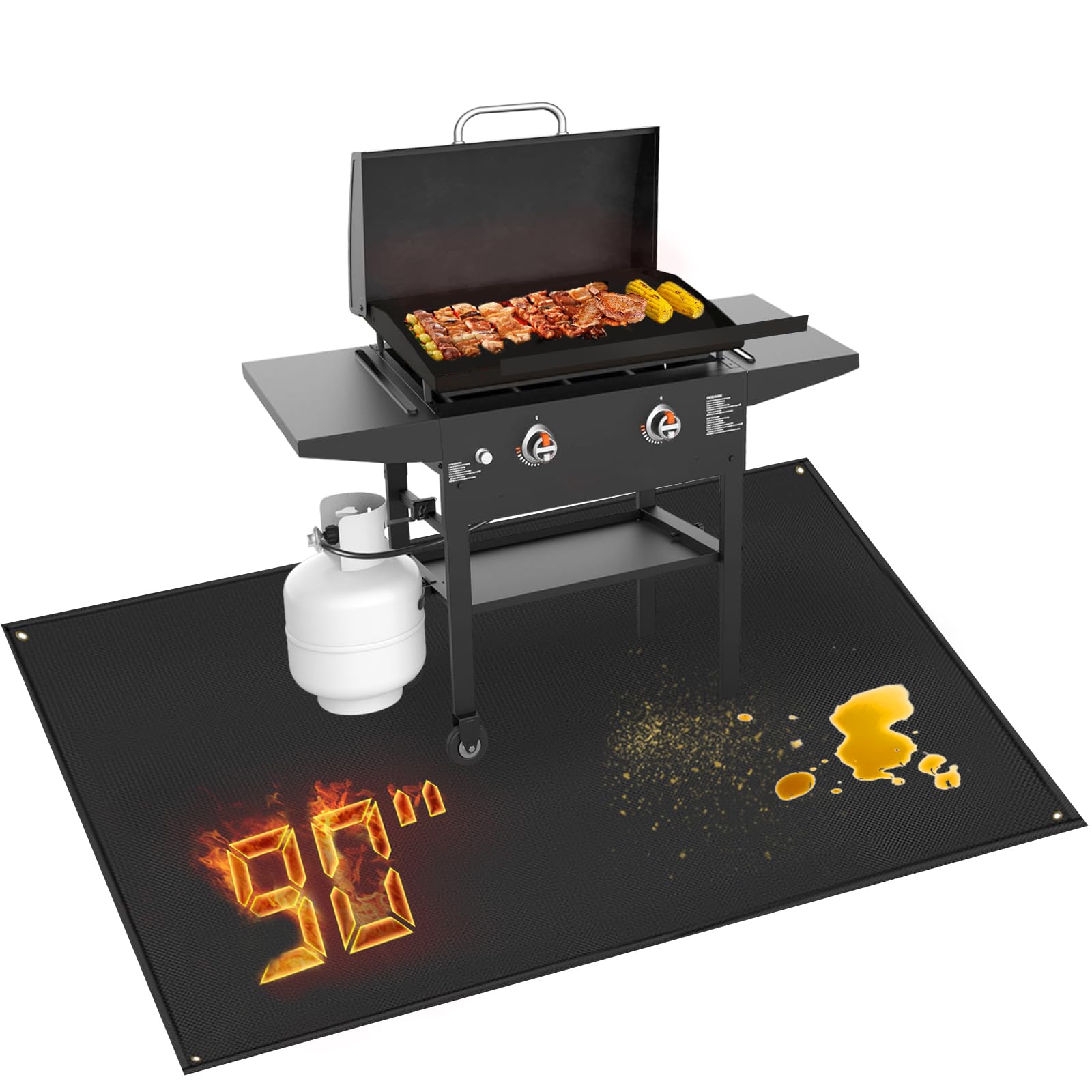TOHONFOO 90x48 Grill Mat