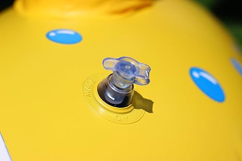 Miniatura 9 de Flotadores inflables para piscina para bebés con toldo de protección solar extraíble, flotadores para niños pequeños con asiento y asa, flotadores