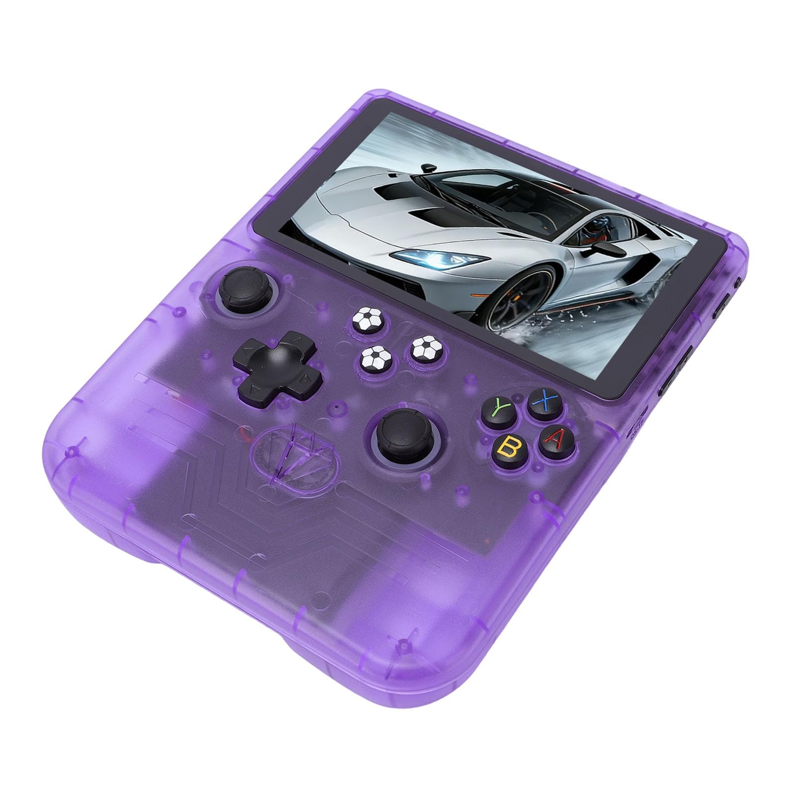 Aramox Console di Gioco Portatile, Console di Gioco Portatile retrò con Schermo da 6 Pollici, , Scheda da 128 GB, Batteria da 6000 MAh, Doppi Joystick RGB, per Appassionati di Giochi retrò a Casa da
