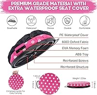 Vista 3 de WarBull Asiento de cubo de 5 galones, asiento giratorio de 360 grados, tapa de asiento de cubo con funda impermeable para caza de pato paloma