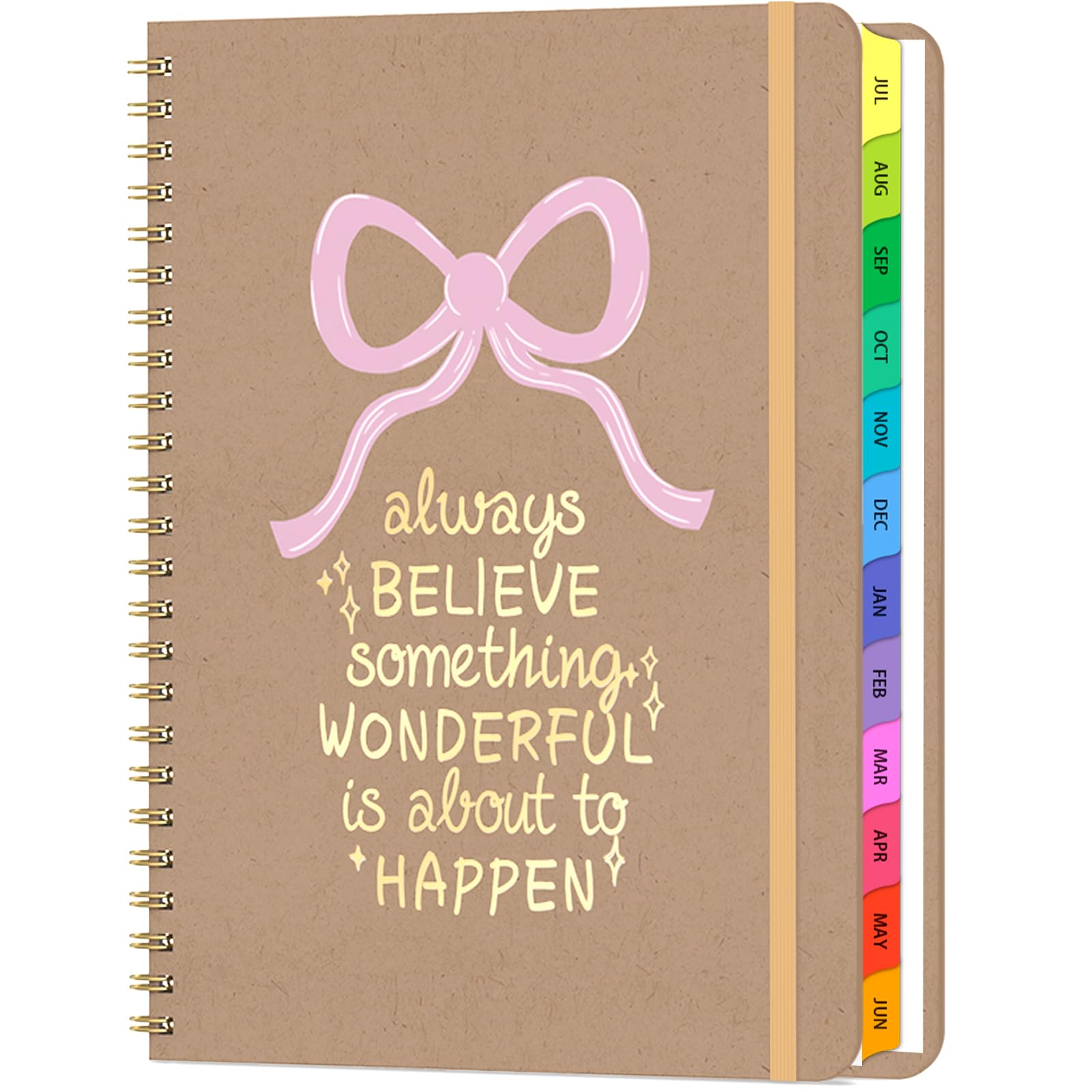 Akademischer Planer 2026-2027 Wochen- & Monatskalender Planer Juli 2026 - Juli 2027 Hardcover A5 (16,0 x 21,6 cm) Agenda mit Registerkarten Schulplaner für Schüler & Lehrer Doodle Kraft