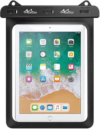 MoKo Waterproof Tablet Case, Tablet Pouch Dry Bag Compatible with