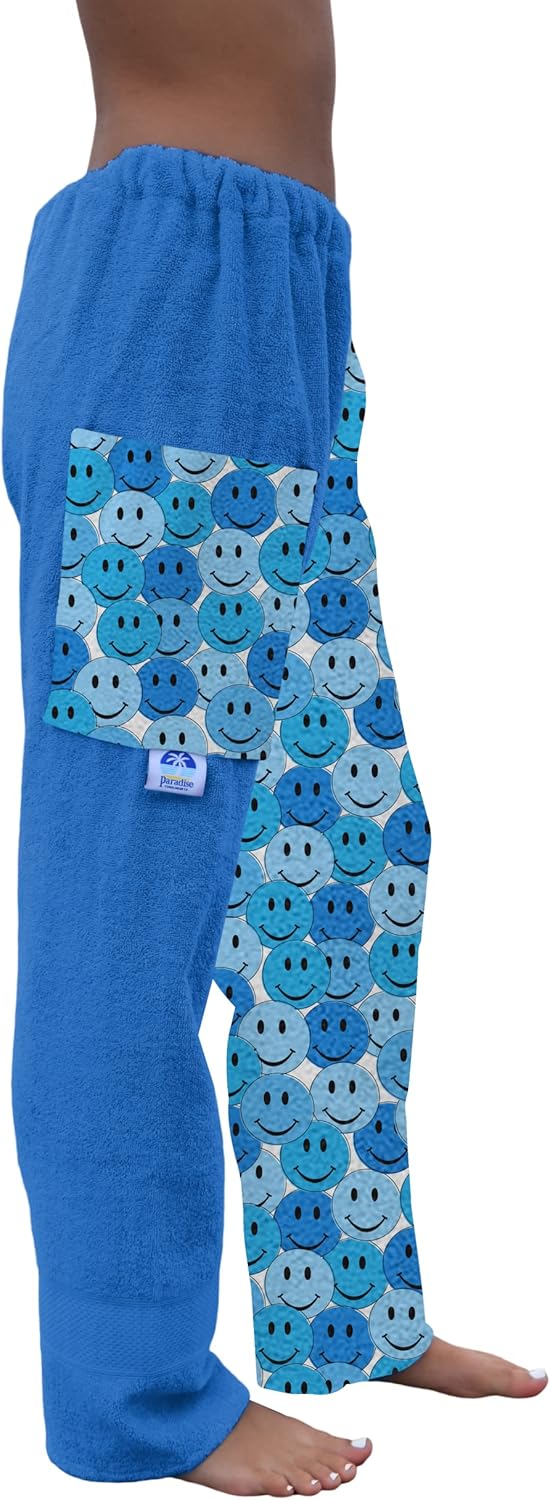 Co. Towel Pants for Swimmers – Cotton Terry Towel Pants – Beach Coverup – Resort Wear – Swim wear… (Size = Kids S)