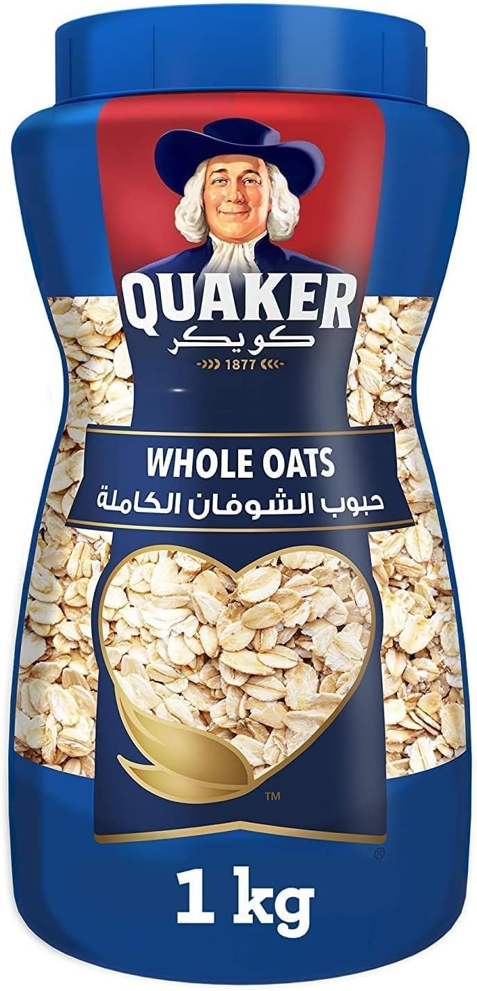Quaker Whole Oats, Jar, 1kg