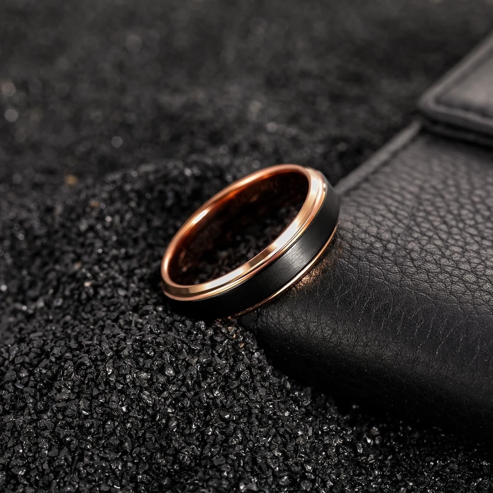 Anello di fidanzamento da uomo, semplice anello nuziale