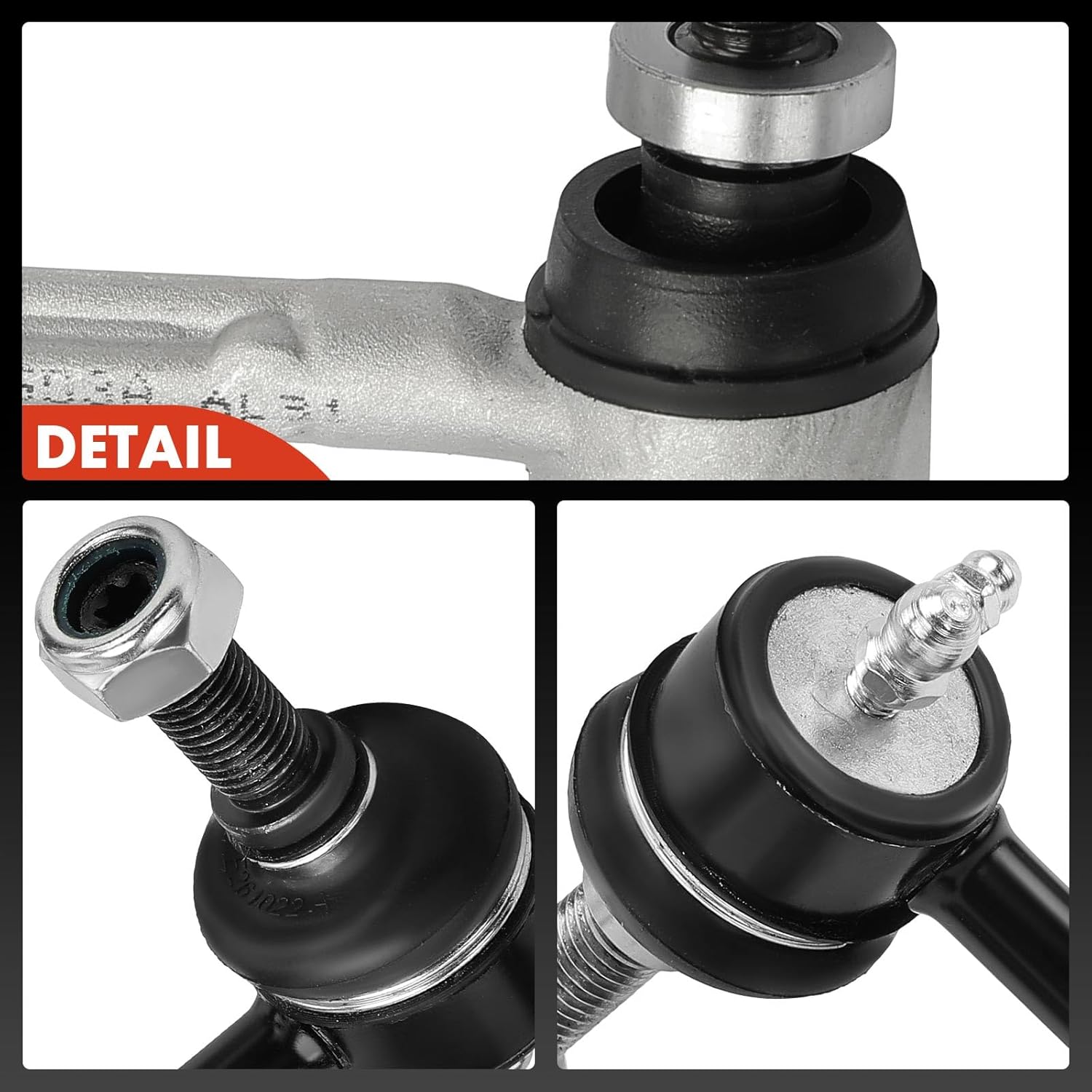 A-Premium Set of 4, Front & Rear Sway Bar Links Kit Stabilizer Bar Links Compatible with Infiniti QX50 14-17, Q60 14-15, G37 09-13, Q40 15, EX35 08-12, G25 11-12, G35 07-08, EX37 13, AWD Only