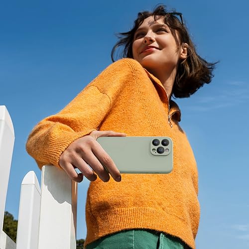 Miniatura 1681 de Miracase - Funda diseñada para iPhone 11 con protector de pantalla, funda de goma de silicona líquida, protección total contra caídas y a prueba