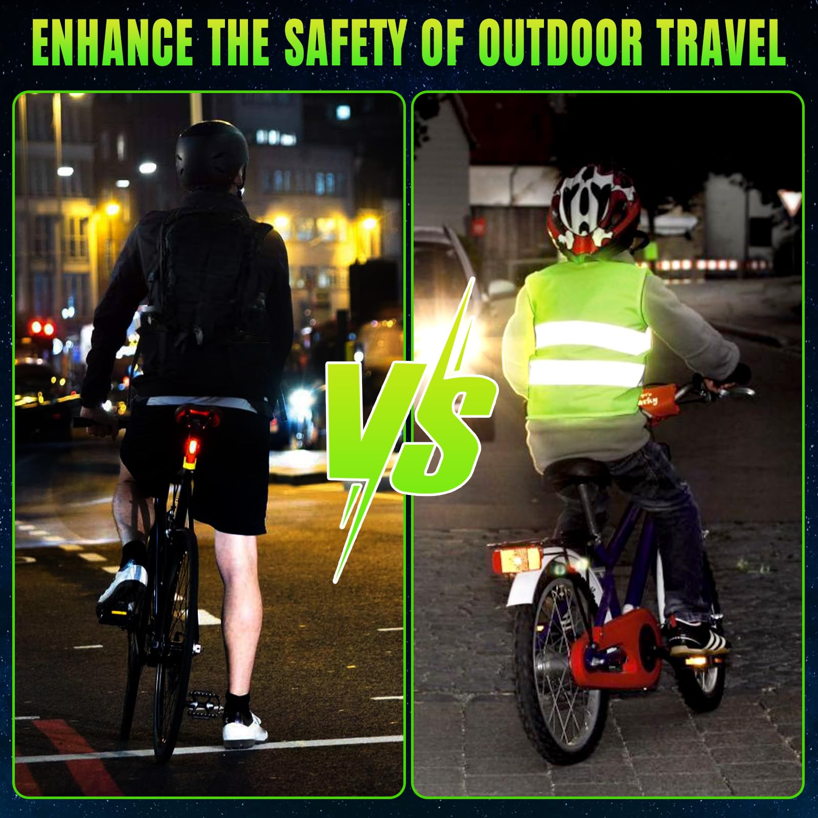 6 Chaleco Reflectante Homologado Set, Chalecos Reflectantes Seguridad, Reflectantes para Coche, de Seguridad de Alta Visibilidad para Conductor, Limpiadores - 5