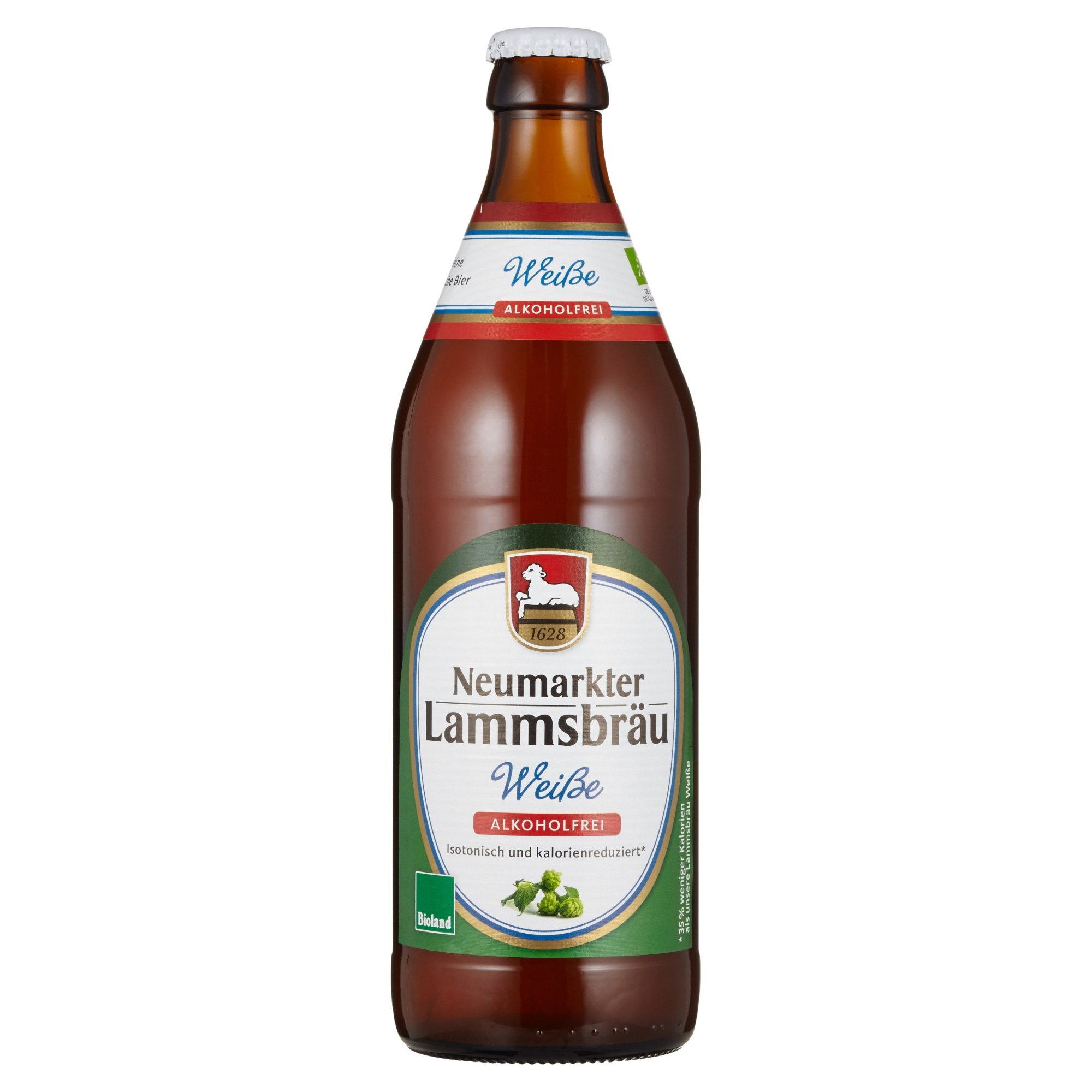 Neumarkter Lammsbräu Weiße alkoholfrei Bio MEHRWEG (10 x 0,5 l)