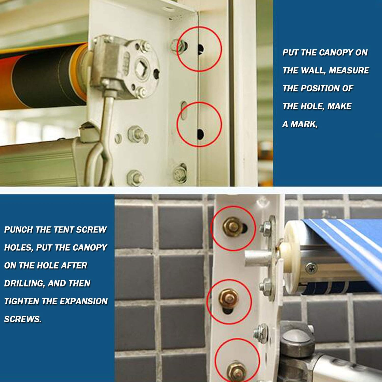 Canopy Awning Folding Retractable Canopy Canopy Outdoor Hand-Crank