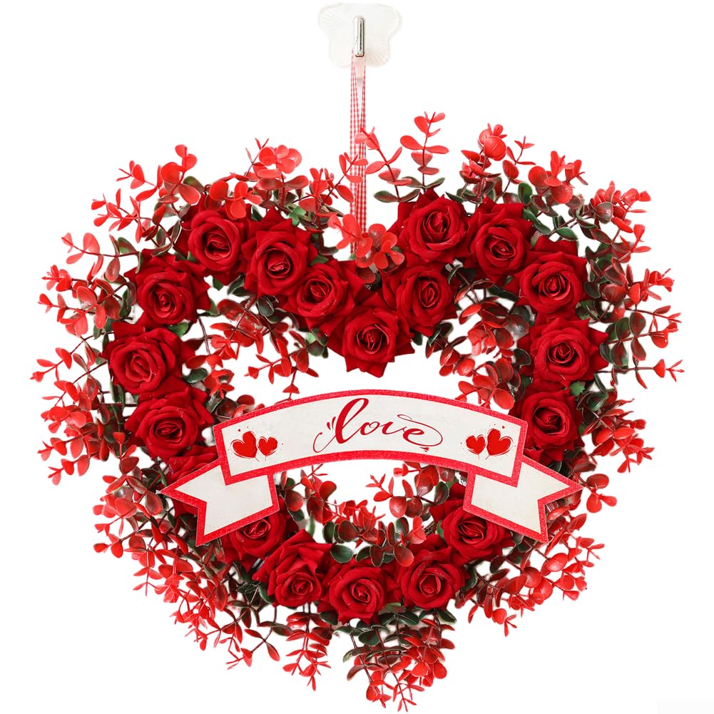 Couronne en cœur pour mariage et Saint-Valentin célébrant l'amour en intérieur