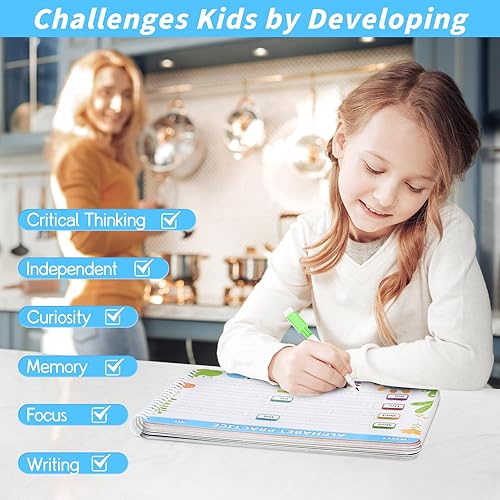 Miniatura 7 de Libro de trabajo educativo de actividades de aprendizaje preescolar: libros de rastreo de escritura a mano preescolar | Materiales de aprendizaje