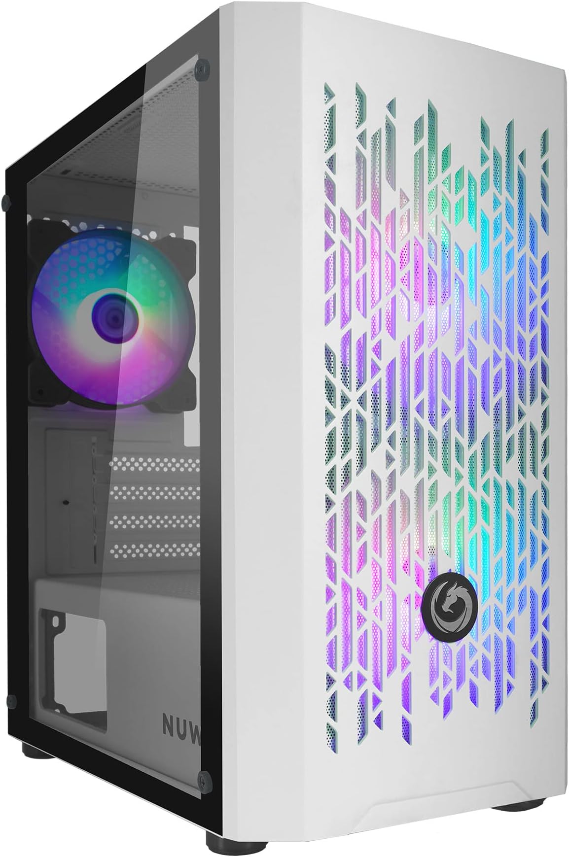 Boitier Cube Micro ATX iTek QBO 8 Evo RGB avec fenêtre (Noir) à prix bas