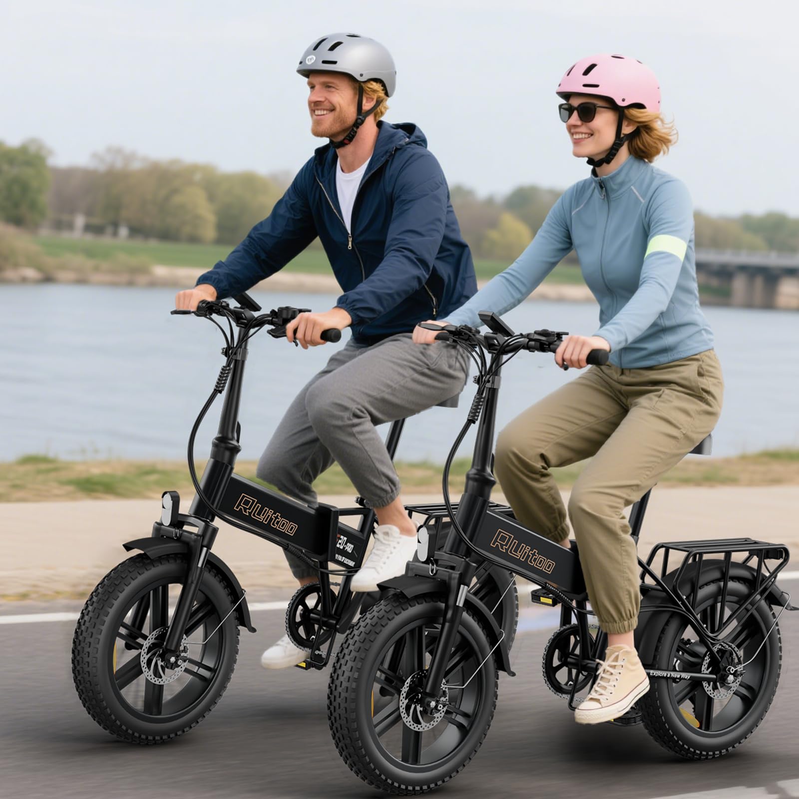 E20 Pro Vélo Électrique – Pliable, Batterie 48 V 13 Ah, Autonomie de 45 à 80 km, Pneus Larges 20"×4.0", Étanchéité IPX5, Écran LCD — Idéal pour la Ville et Le Tout-Terrain