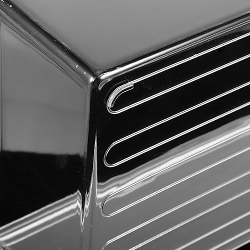 Miniatura 9 de Hemoton Contenedor de almacenamiento de carne transparente Bacon Keeper Box Bacon Contenedores de almacenamiento para refrigerador, organizador de