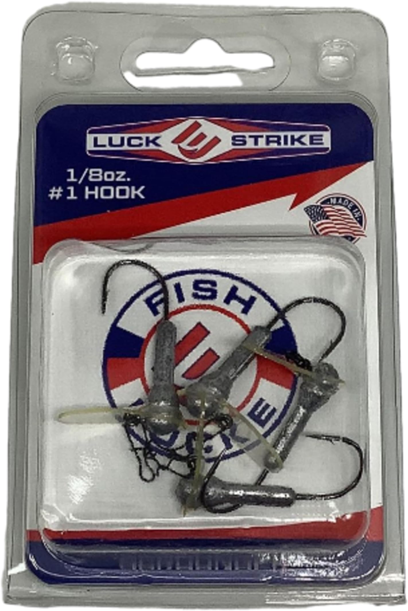 Luck E Strike Original Scrounger Jig Head - Creates Realistic Swimming Action to Soft Plastic Fishing Baits