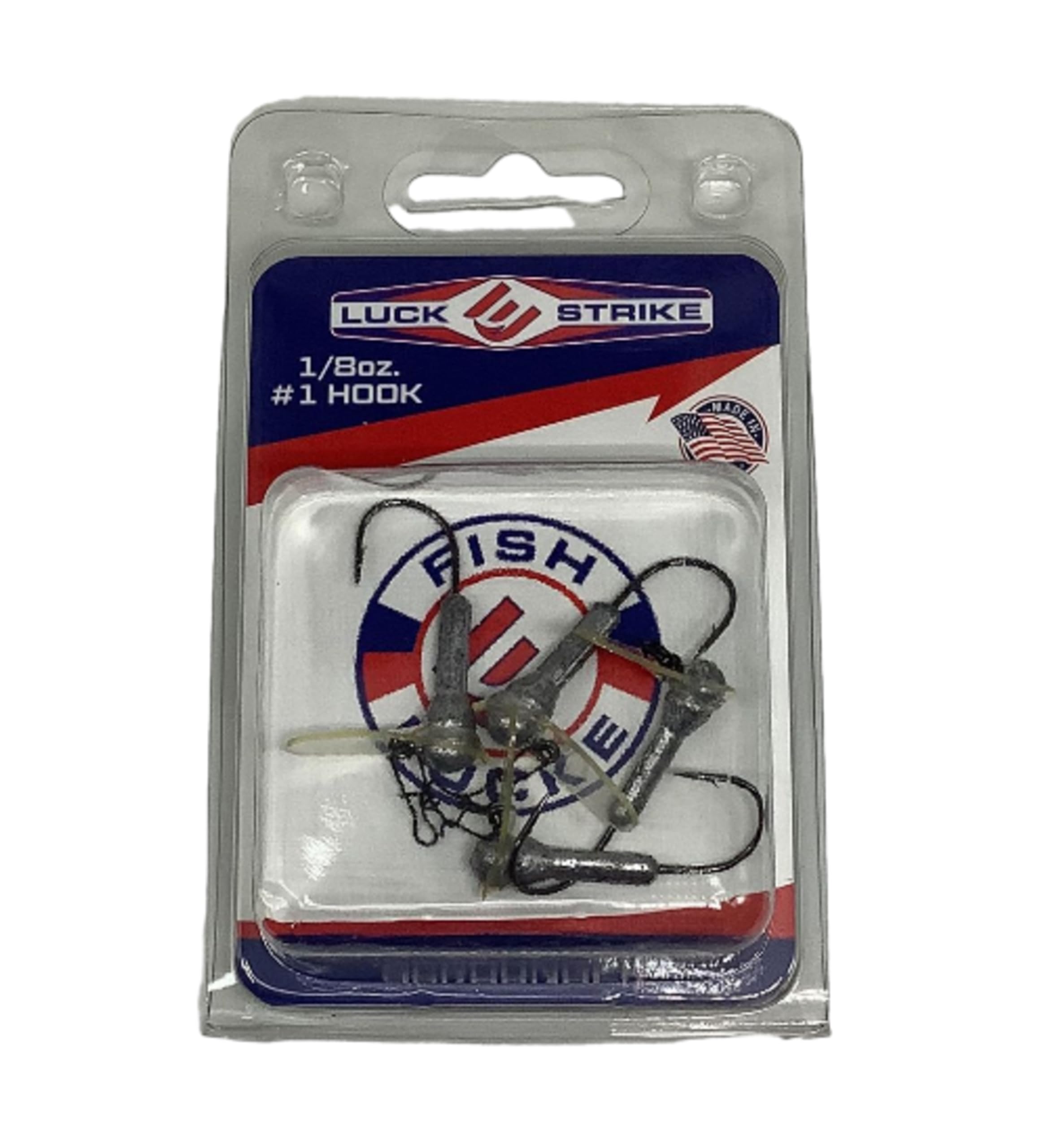 Luck E Strike Original Scrounger Jig Head - Creates Realistic Swimming Action to Soft Plastic Fishing Baits