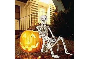 Breesky 5.4 Foot Halloween Life Sized Skeleton