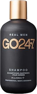 GO247 Daily Shampoo - Gentle Daily Cleanser for Men - Hydrates, Strengthens & Revitalizes Hair - Infused with B5 & Soy Pro...