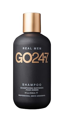 GO247 Champú - Champú diario para hombres, 8 onzas líquidas